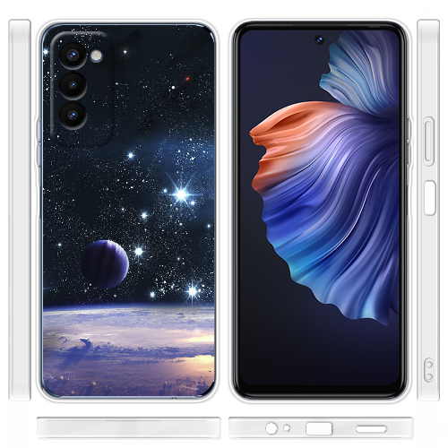 Чехол BoxFace Tecno Camon 18 / 18P Space Landscape