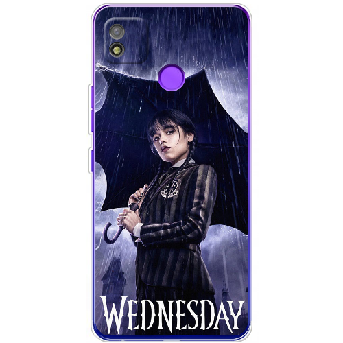 Чехол BoxFace Tecno Pop 4 Wednesday Addams