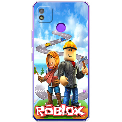 Чехол BoxFace Tecno Pop 4 Roblox Білдерман