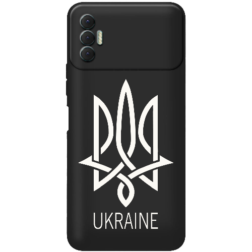 Чехол BoxFace Tecno Spark 8P Тризуб монограмма UKRAINE