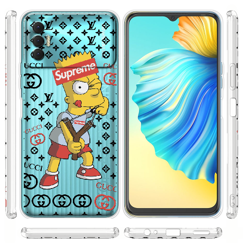 Чехол BoxFace Tecno Spark 8P Yellow Fun