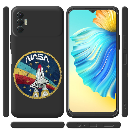 Чехол BoxFace Tecno Spark 8P Space Shuttle NASA