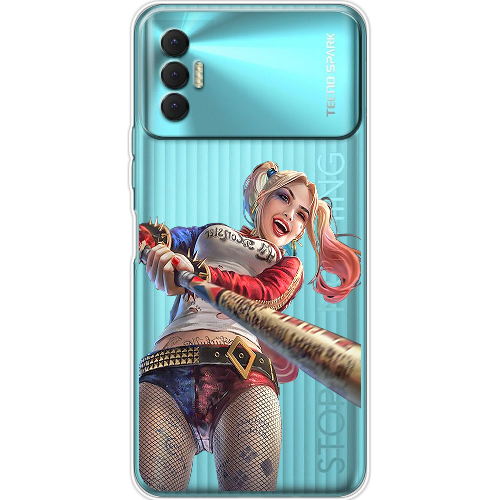 Чехол BoxFace Tecno Spark 8P Happy Harley Quinn