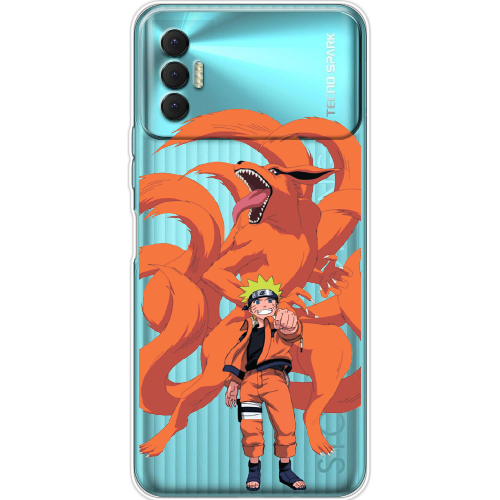 Чехол BoxFace Tecno Spark 8P Naruto and Kurama