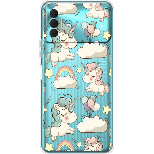 Чехол BoxFace Tecno Spark 8P Unicorns