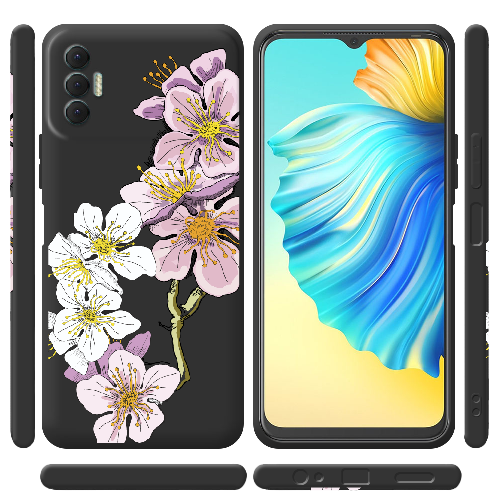 Чехол BoxFace Tecno Spark 8P Cherry Blossom