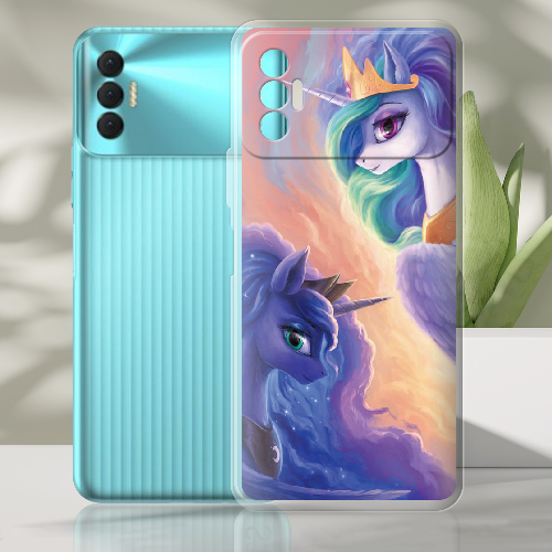 Чехол BoxFace Tecno Spark 8P My Little Pony Rarity Princess Luna