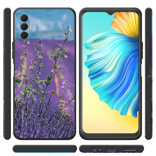 Чехол BoxFace Tecno Spark 8P Lavender Field