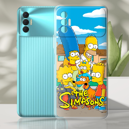 Чехол BoxFace Tecno Spark 8P the simpsons