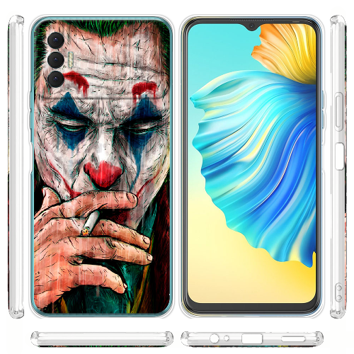 Чехол BoxFace Tecno Spark 8P Joker Smoking