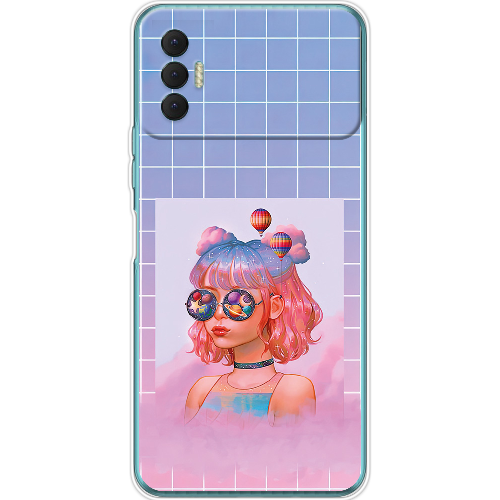 Чехол BoxFace Tecno Spark 8P Girl in the Clouds