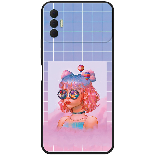 Чехол BoxFace Tecno Spark 8P Girl in the Clouds