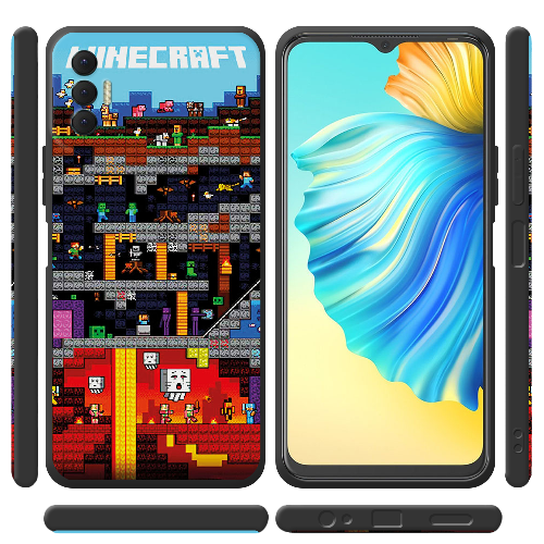 Чехол BoxFace Tecno Spark 8P Minecraft Lode Runner