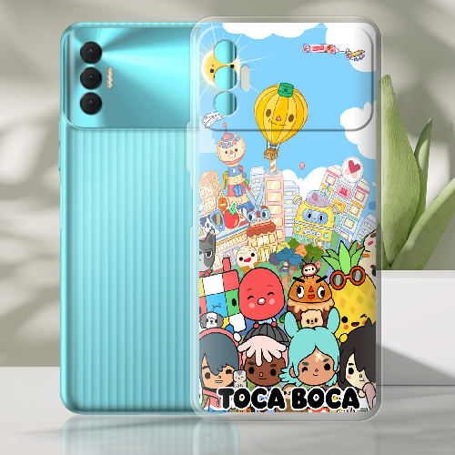 Чехол BoxFace Tecno Spark 8P Світ Тока Бока