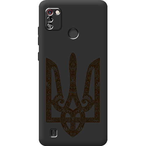 Чехол BoxFace Tecno Pop 4 Pro Ukrainian Black Trident