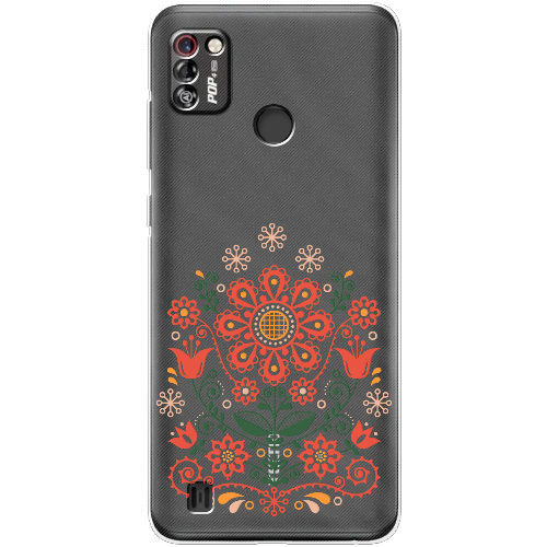 Чехол BoxFace Tecno Pop 4 Pro Ukrainian Ornament