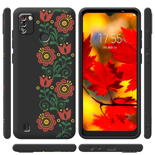 Чехол BoxFace Tecno Pop 4 Pro Ethno Flower