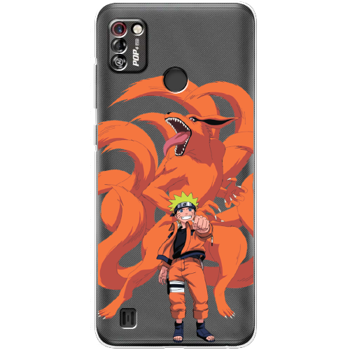 Чехол BoxFace Tecno Pop 4 Pro Naruto and Kurama