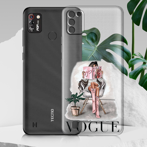 Чехол BoxFace Tecno Pop 4 Pro Модель из VOGUE