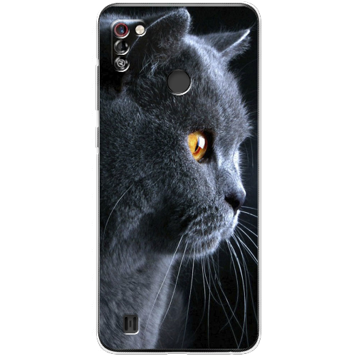 Чехол BoxFace Tecno Pop 4 Pro English cat