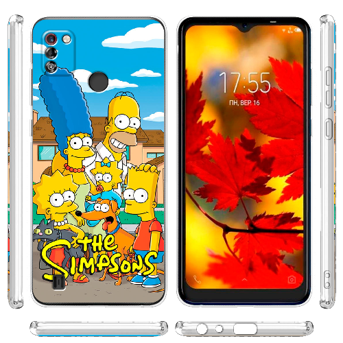 Чехол BoxFace Tecno Pop 4 Pro the simpsons