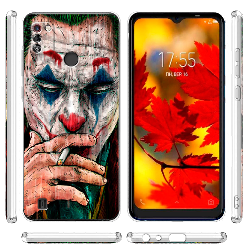 Чехол BoxFace Tecno Pop 4 Pro Joker Smoking