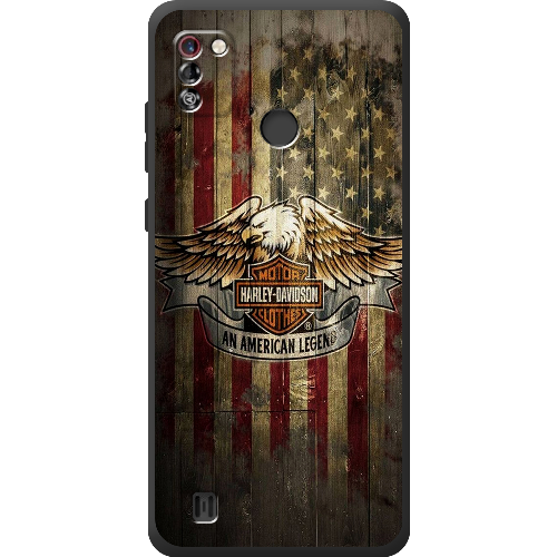 Чехол BoxFace Tecno Pop 4 Pro Harley Davidson An American Legend