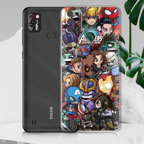 Чехол BoxFace Tecno Pop 4 Pro Avengers Infinity War