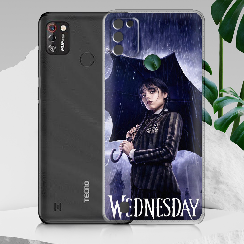 Чехол BoxFace Tecno Pop 4 Pro Wednesday Addams