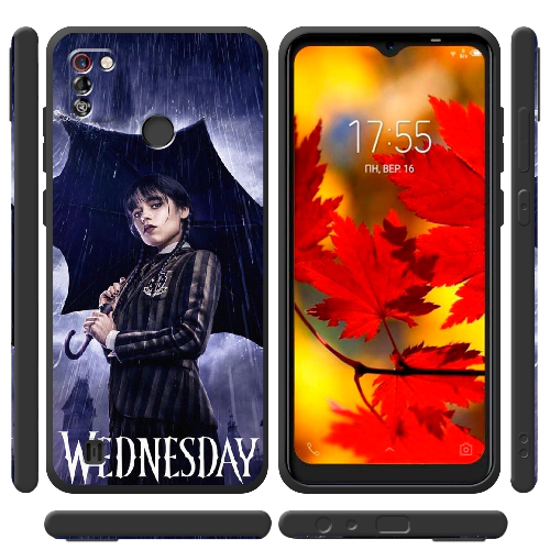 Чехол BoxFace Tecno Pop 4 Pro Wednesday Addams