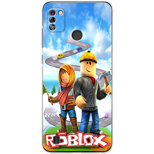 Чехол BoxFace Tecno Pop 4 Pro Roblox Білдерман