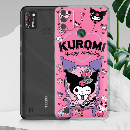 Чехол BoxFace Tecno Pop 4 Pro День народження Kuromi