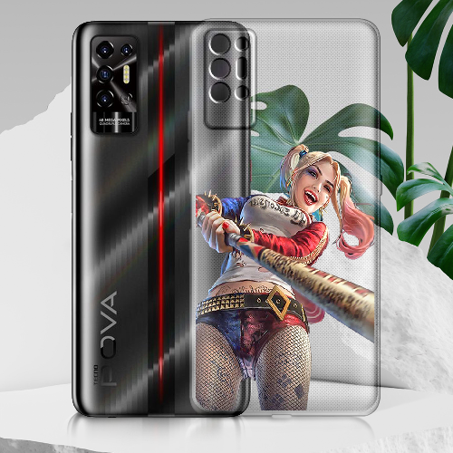 Чехол BoxFace Tecno POVA 2 Happy Harley Quinn