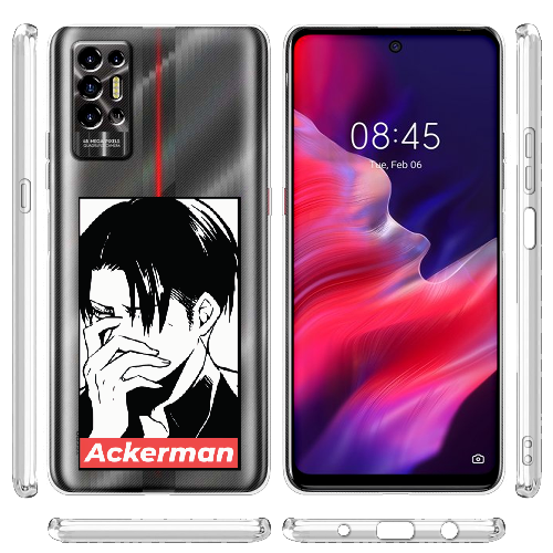 Чехол BoxFace Tecno POVA 2 Attack On Titan - Ackerman