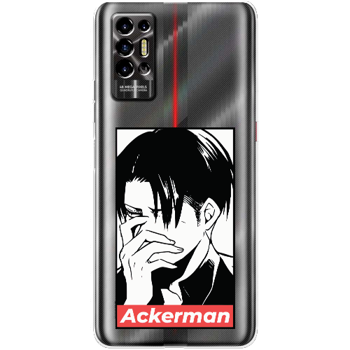 Чехол BoxFace Tecno POVA 2 Attack On Titan - Ackerman