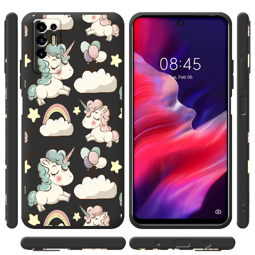 Чехол BoxFace Tecno POVA 2 Unicorns