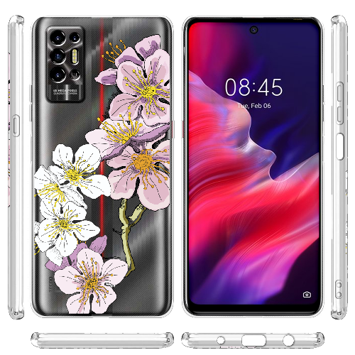 Чехол BoxFace Tecno POVA 2 Cherry Blossom