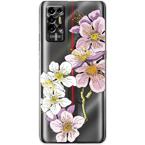 Чехол BoxFace Tecno POVA 2 Cherry Blossom