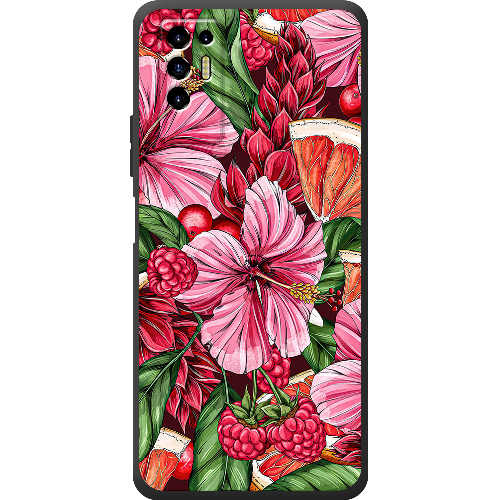 Чехол BoxFace Tecno POVA 2 Tropical Flowers