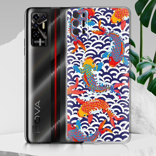 Чехол BoxFace Tecno POVA 2 Koi Fish