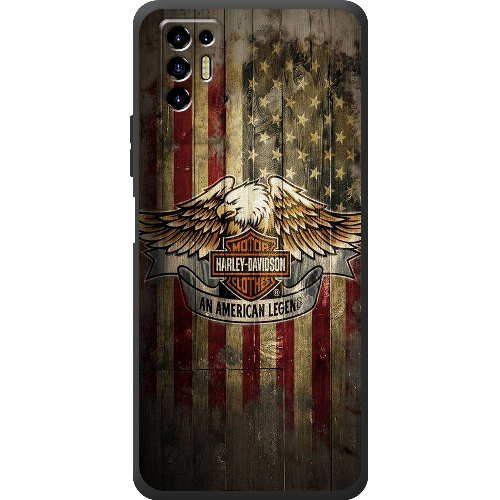 Чехол BoxFace Tecno POVA 2 Harley Davidson An American Legend