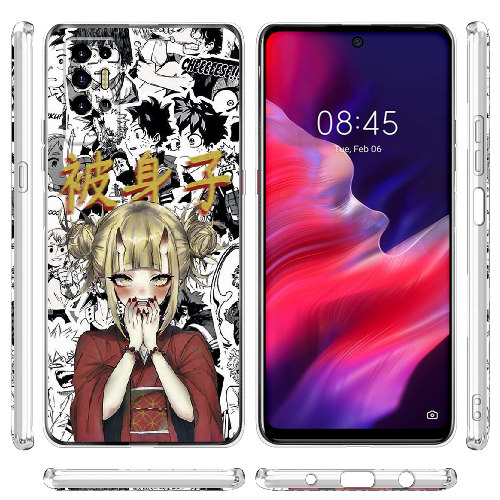 Чехол BoxFace Tecno POVA 2 Himiko Toga - My Hero Academia