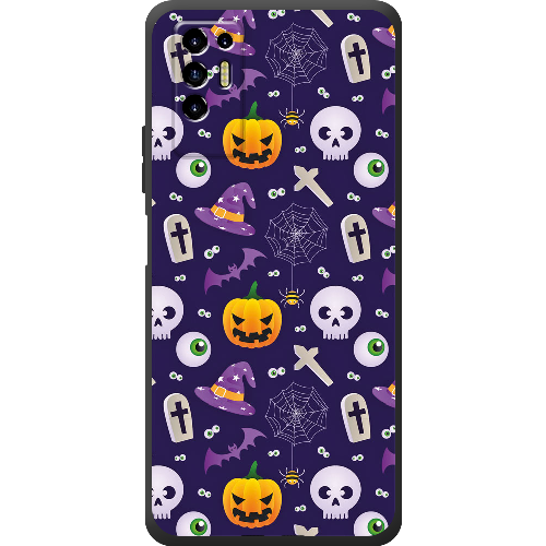 Чехол BoxFace Tecno POVA 2 Halloween Purple Mood