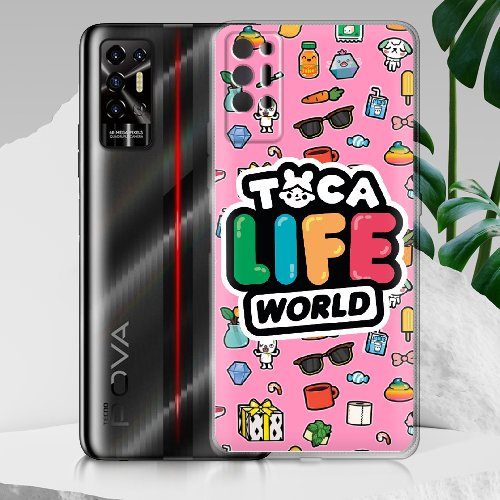 Чехол BoxFace Tecno POVA 2 Toca Boca Life World