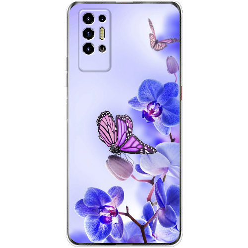 Чехол BoxFace Tecno POVA 2 Orchids and Butterflies