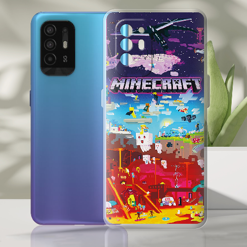 Чехол BoxFace OPPO A94 5G Minecraft World Beyond