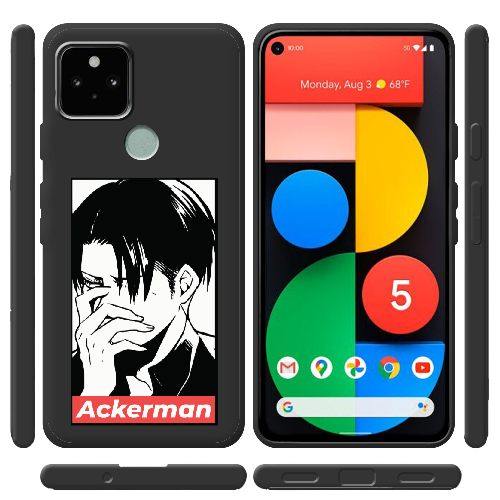 Чехол BoxFace Google Pixel 5 Attack On Titan - Ackerman