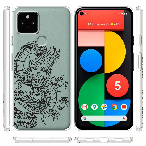 Чехол BoxFace Google Pixel 5 Китайский Дракон