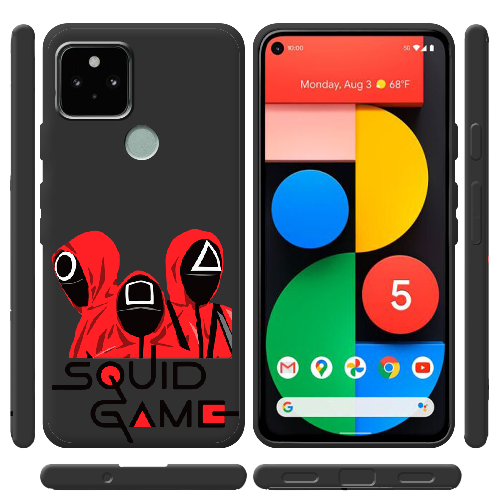 Чехол BoxFace Google Pixel 5 siquid game люди в красном