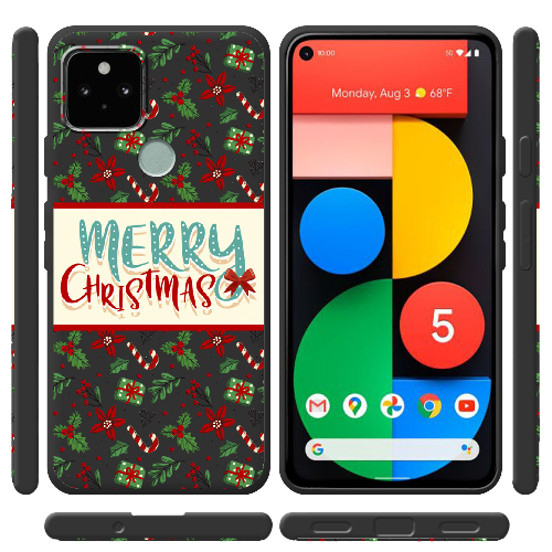 Чехол BoxFace Google Pixel 5 Vintage Christmas Congratulation